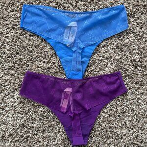 (2) NWT Victoria's Secret thong underwear, Size Large